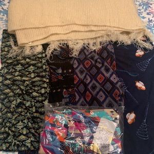 5 TC Lula Roe leggings.1pair new w/tag.Also w/Mimi